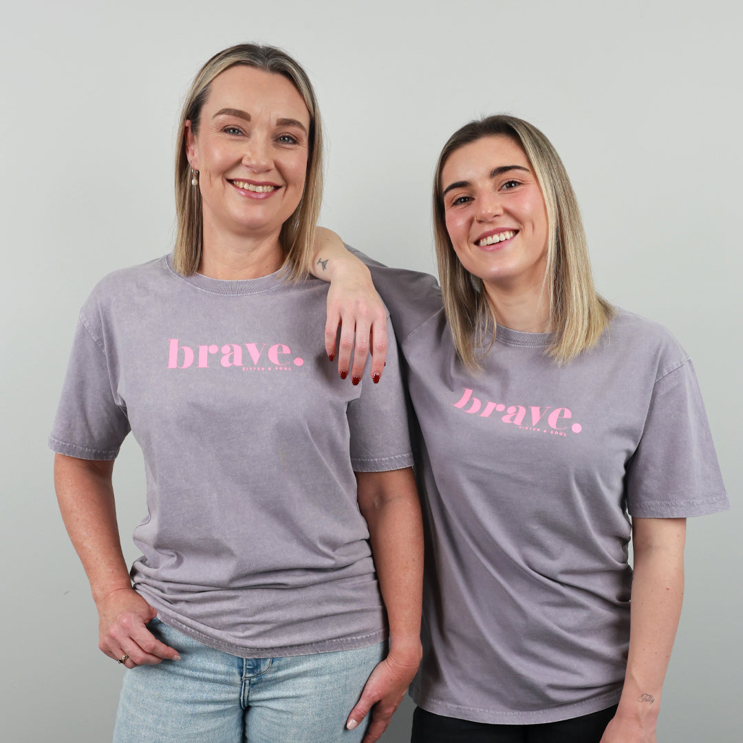 Brave Boyfriend T-Shirt - Purple Haze
