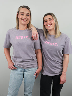Brave Boyfriend T-Shirt - Purple Haze