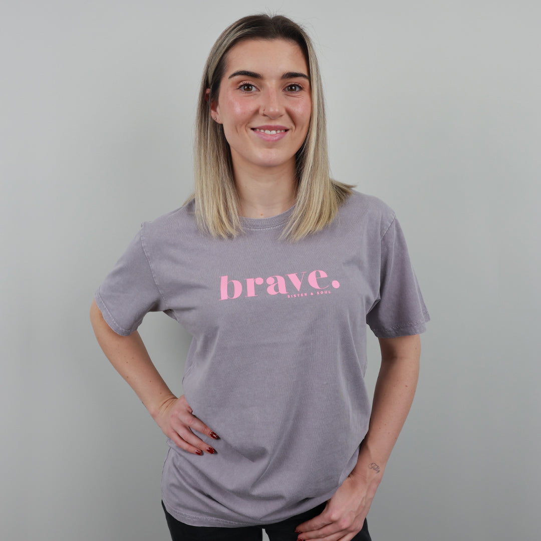Brave Boyfriend T-Shirt - Purple Haze