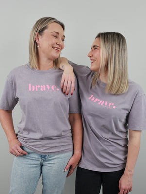 Brave Boyfriend T-Shirt - Purple Haze