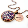 Heart & Soul Collection - Vintage Copper 'FAMILY' Necklace - Charlotte (11234)