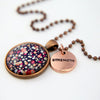Heart & Soul Collection - Vintage Copper 'STRENGTH' Necklace - Charlotte (11045)