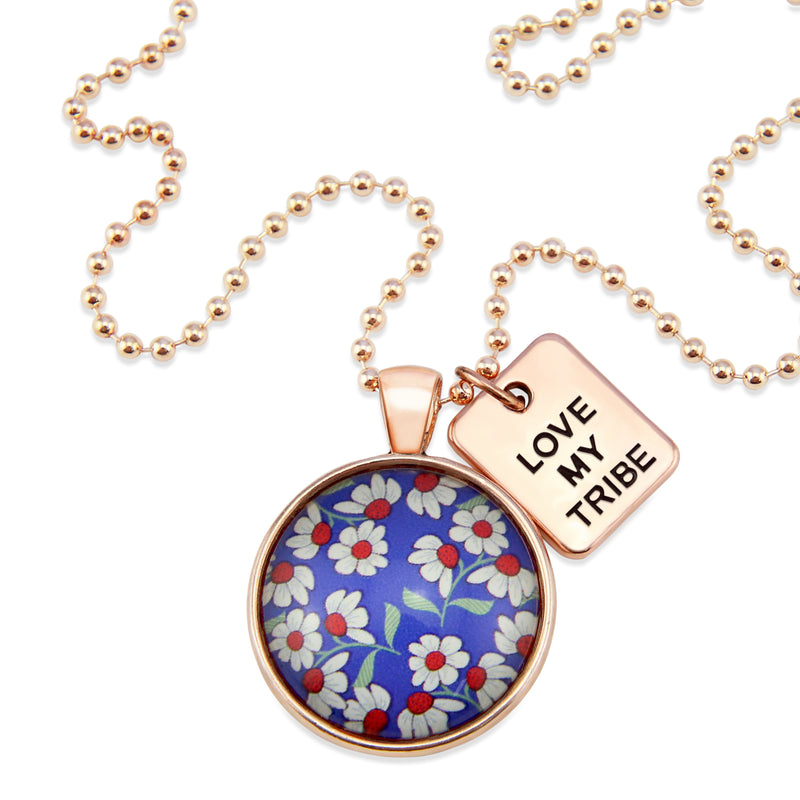 Heart & Soul Collection - Rose Gold 'LOVE MY TRIBE' Necklace - Dainty (10723)