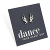 Stainless Steel Earring Studs - Dance Your Heart Out - BEAUTIFUL DANCER