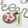 POPPIES Collection - Vintage Gold 'REMEMBER' Necklace - Dawn (10825)
