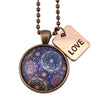 Heart & Soul Collection - Vintage Copper 'LOVE' Necklace - Grenache (10712)