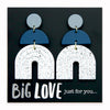Acrylic Dangles - 'Big Love just for you' - Hamburg- (11561)