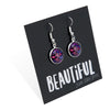 SPRING - Beautiful just like you - Bright Silver Dangles - Heather (10115)