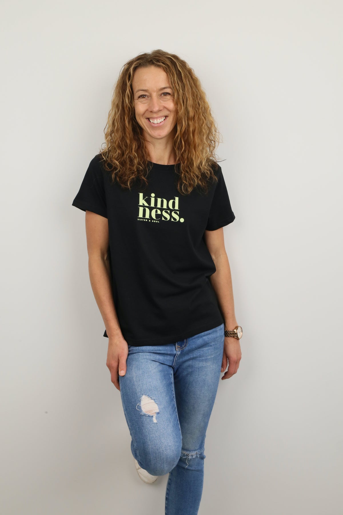 Kindness Boxy T-Shirt – Black