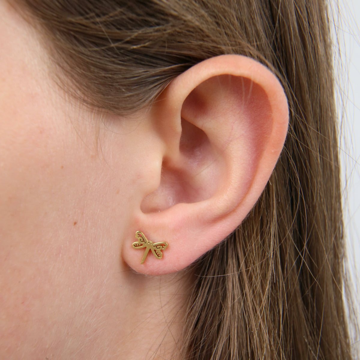 Stainless Steel Earring Studs - Thank You For Being So Amazing - DRAGONFLIES