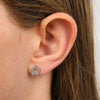 Stainless Steel Earring Studs - Lovely Just Like You - FLOWER BUDS