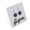 SPRING - Hey Gorgeous - Bright Silver Dangle Earrings - Maze (12812)