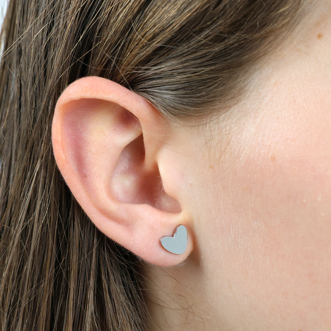 Stainless Steel Earring Studs - So Loved - MUSIC LOVE