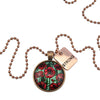 POPPIES Collection - Vintage Copper 'STRONG' Necklace - Parade Poppies (10132)