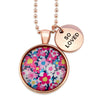 Pink Collection - Rose Gold 'SO LOVED' Necklace - Pink Perennial (10233)