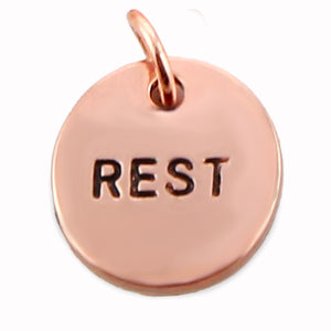 Today I Will... Word Charms (Rose Gold Copper-NC)