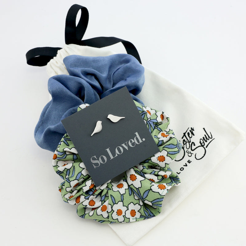 So Loved Bird & Scrunchie Gift Bundle (L15)