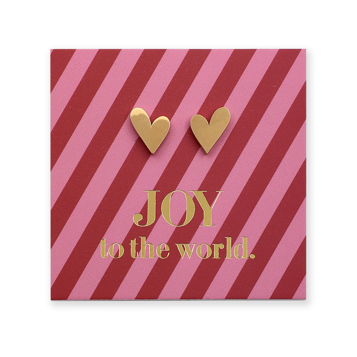 FREE GIFT Gold Heart Studs + Gift Pouch