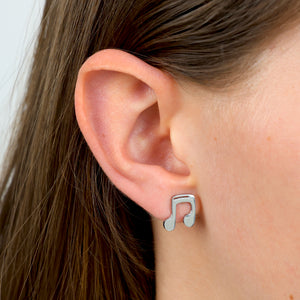 Stainless Steel Earring Studs - Enjoy -  MUSIC & HEADPHONES