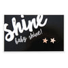 Shine Baby Shine! Brushed Look Star Studs - Rose Gold (9710)