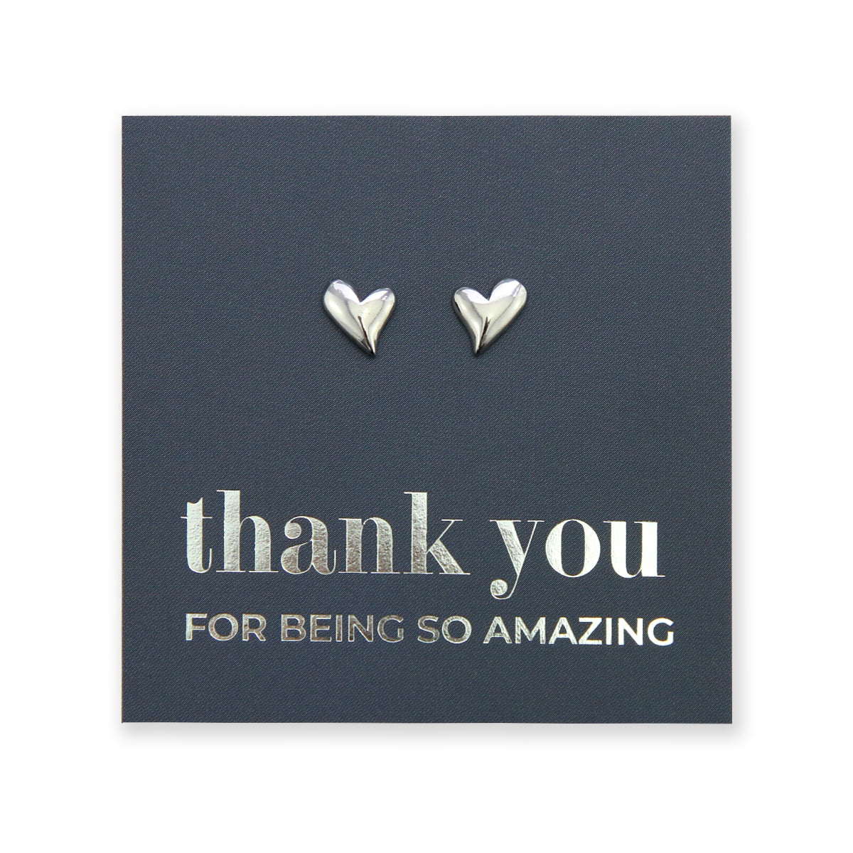 THANK YOU FOR BEING AMAZING - Lovely Hearts - Sterling Silver (8810-R)