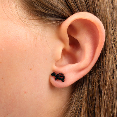 Stainless Steel Earring Studs - Believe - TURTLES