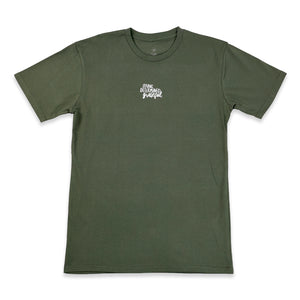 Worthy Beautiful Brave Longline T-Shirt – Basil Green