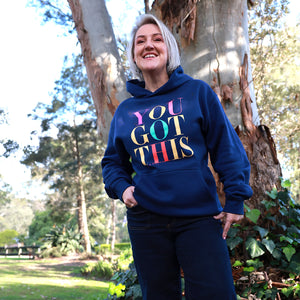You Got This Relaxed Hoodie – Cobalt Blue