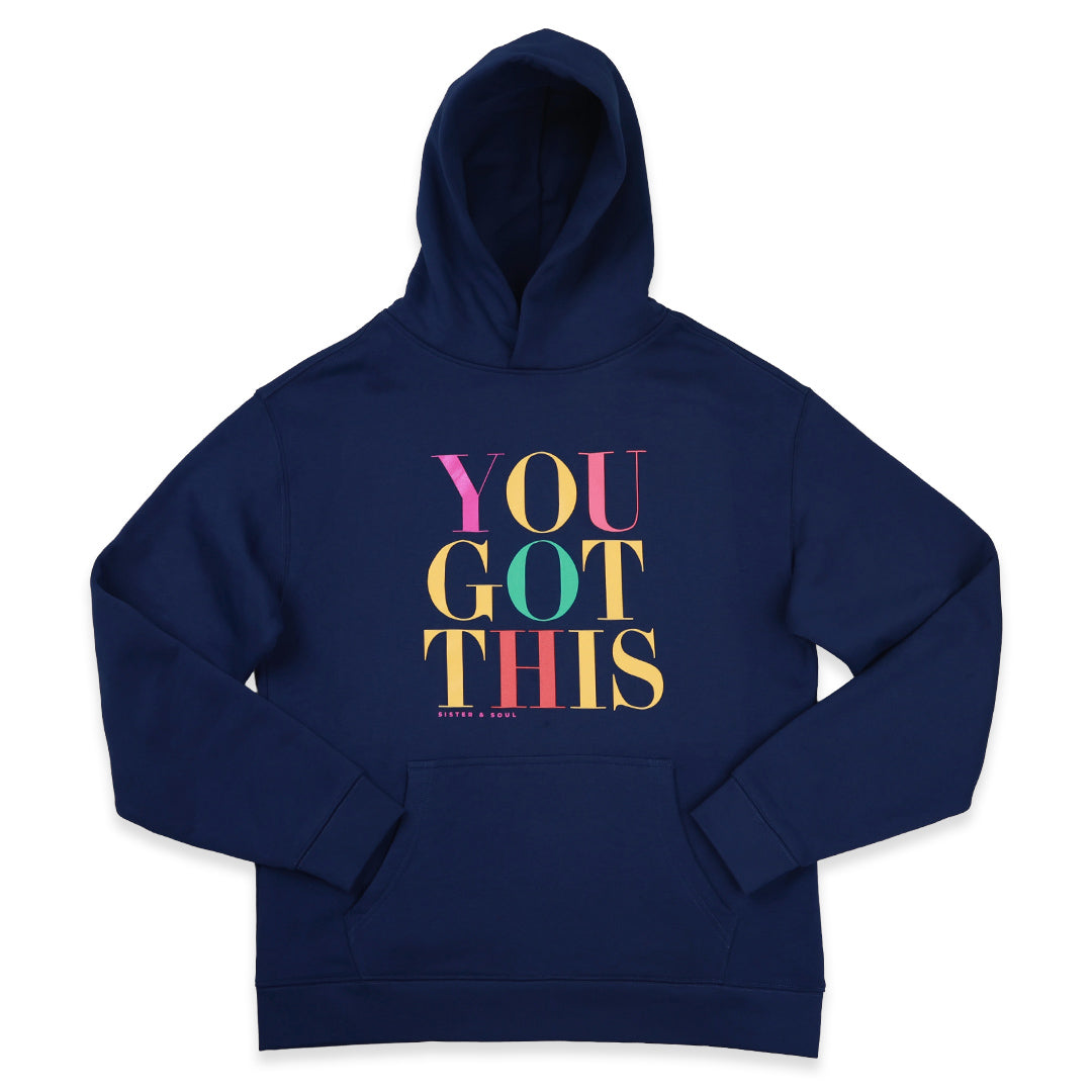 You Got This Relaxed Hoodie – Cobalt Blue
