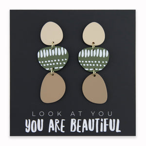Acrylic Dangles - 'Look At You, You Are Beautiful' - Denver (12234)