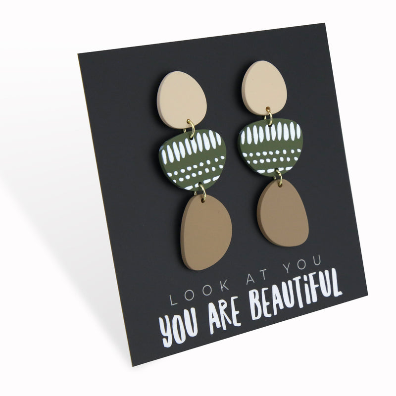 Acrylic Dangles - 'Look At You, You Are Beautiful' - Denver (12234)