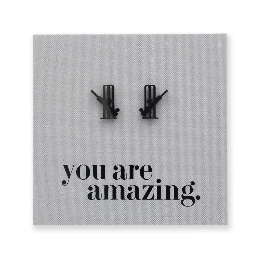 Stainless Steel Earring Studs - You Are Amazing - CRICKET