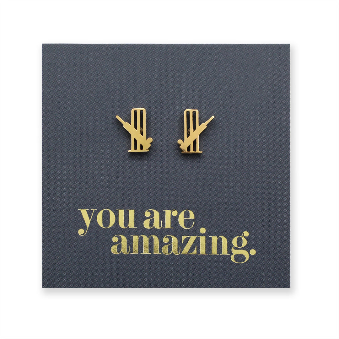 Stainless Steel Earring Studs - You Are Amazing - CRICKET