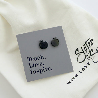 Black Apple & Scrunchies TEACH LOVE INSPIRE Gift Bundle (L03)