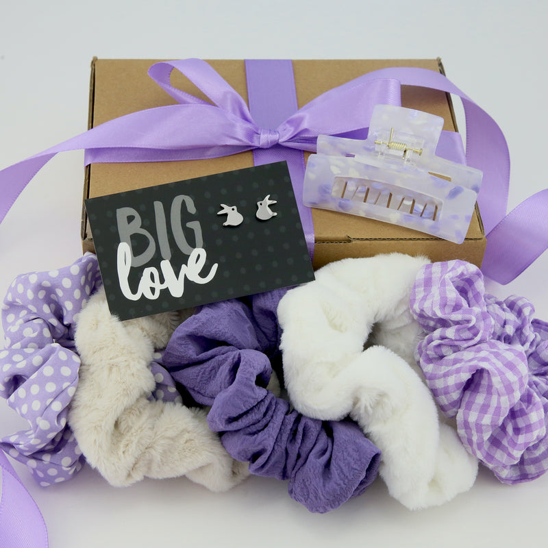 BIG LOVE - Purple Easter Gift Box Bundle - 7 Piece Luxe (W01)