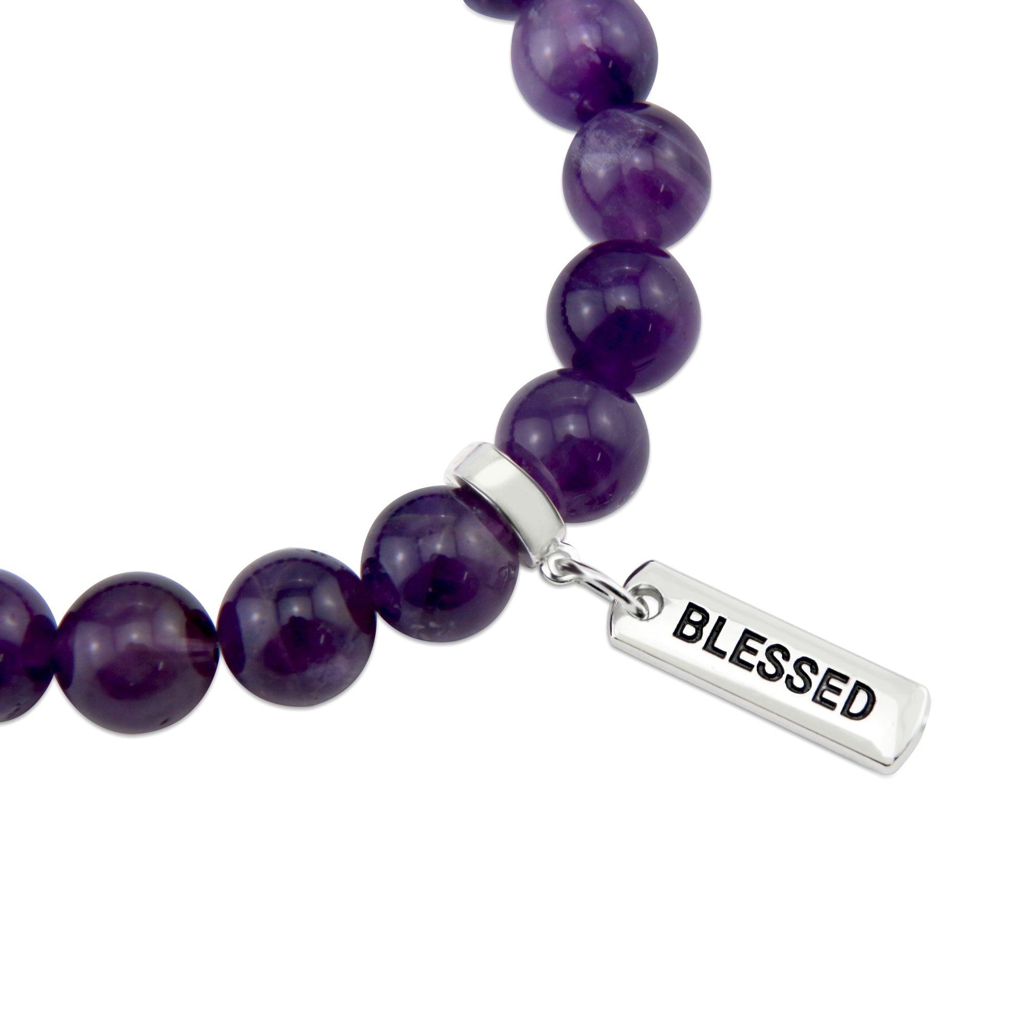 Blessed Beaded Bracelet with Charms 