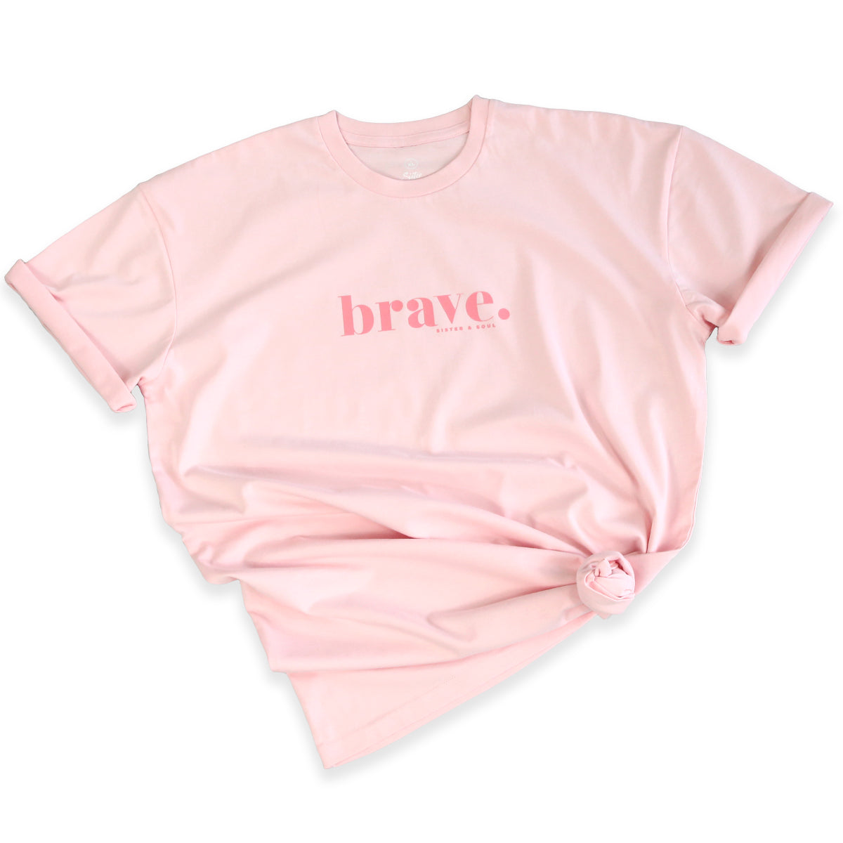 PINK BRAVE Women's Plus Size T-shirt proceeds donated to the National Breast Cancer Foundation