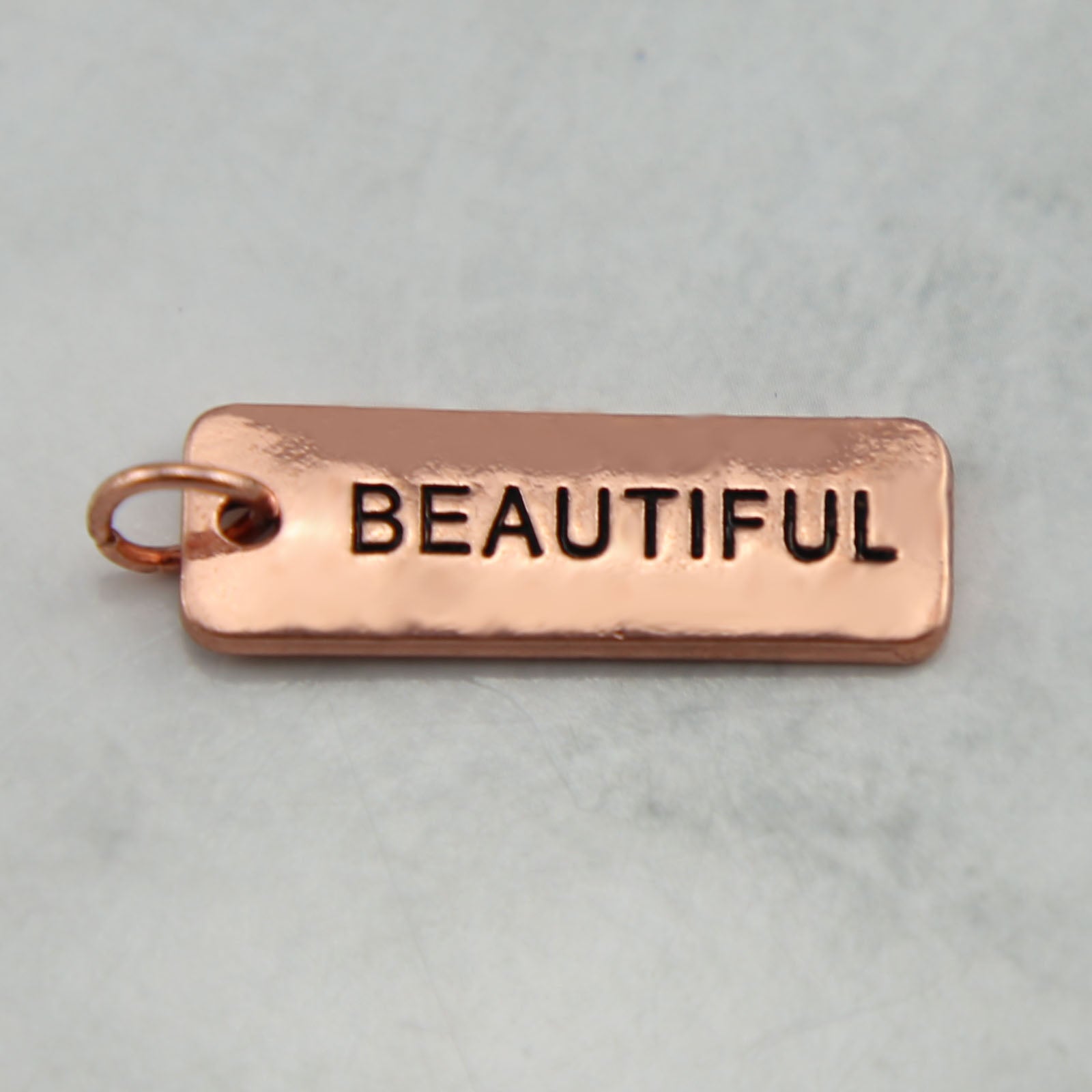 Rose Gold / Copper Word Charms (add word charms)