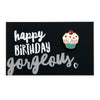 Lovely Pins! Happy Birthday Gorgeous - Cupcake Enamel Badge Pin - (11813)