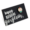 Lovely Pins! Happy Birthday Gorgeous - Cupcake Enamel Badge Pin - (11813)