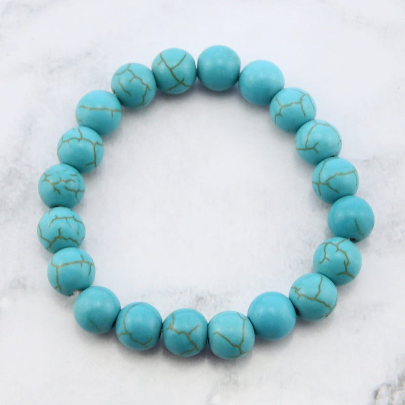 Create Your Own Bracelet - Stone Beads & Word Charm