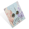 Wildflower Collection - Flourish - Bright Silver Dangle Earrings - Dragonfly Grove (8611-F)