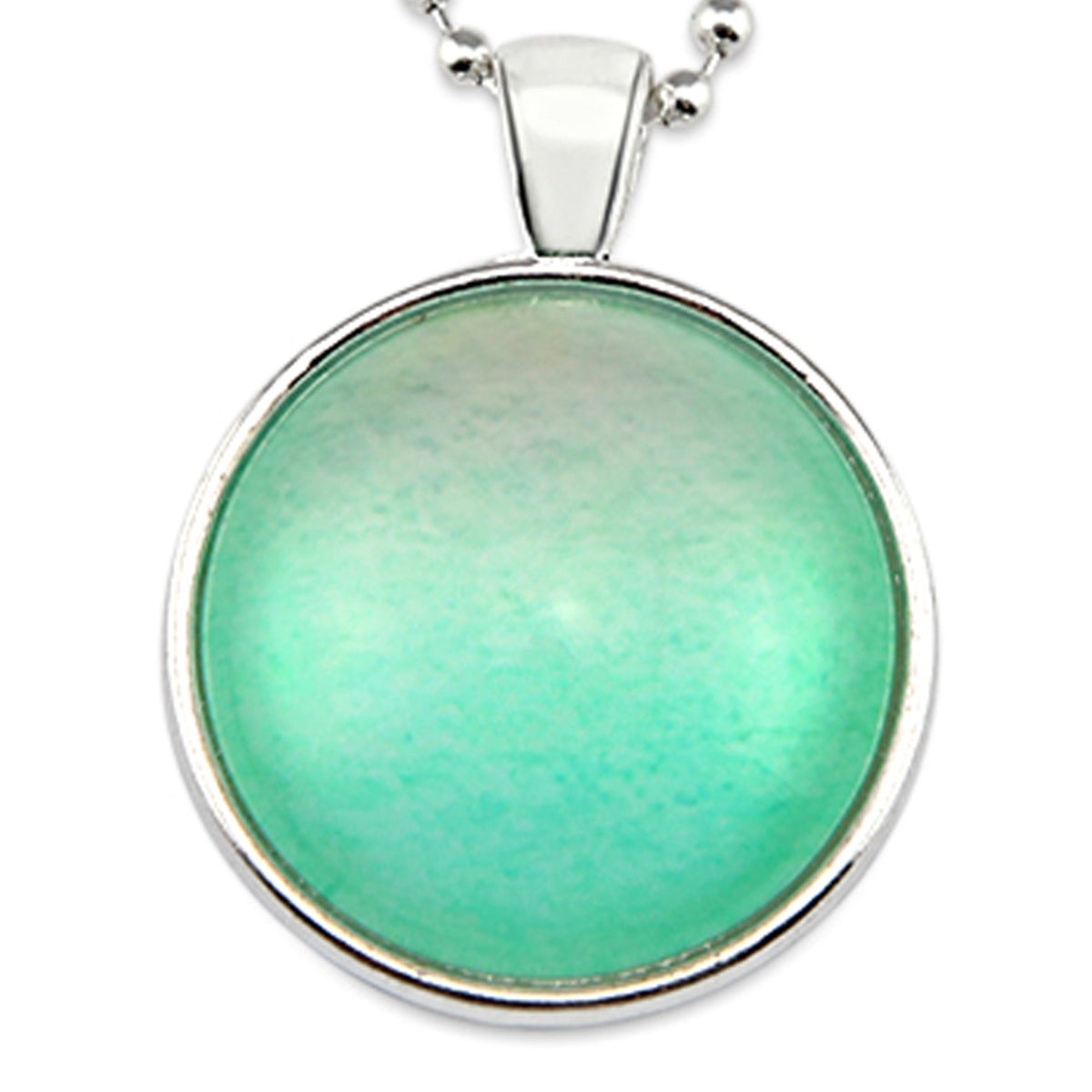Ombre Wash Necklaces Bright Silver