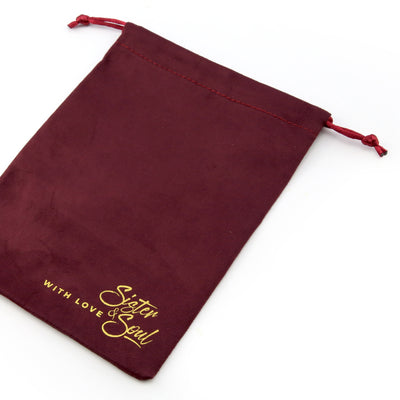 Sister & Soul Garnet Flannel Velour Gift Bag - Create Your Own Bundle