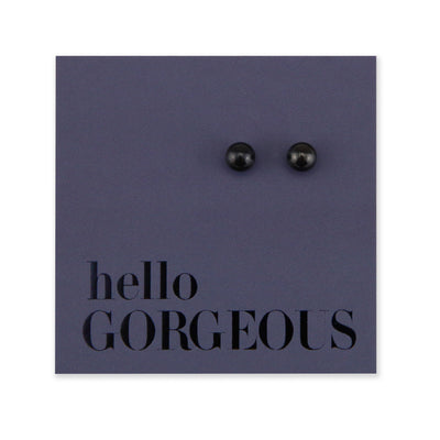 Stainless Steel Earring Studs - Hello Gorgeous - TINY BALLS