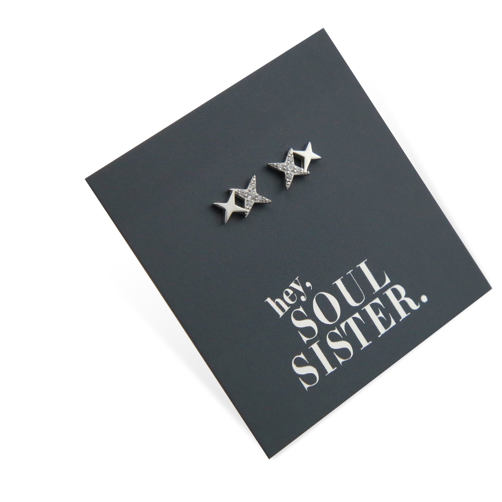 Twinkle - Sterling Silver Studs + CZ - Hey Soul Sister (2115-F)