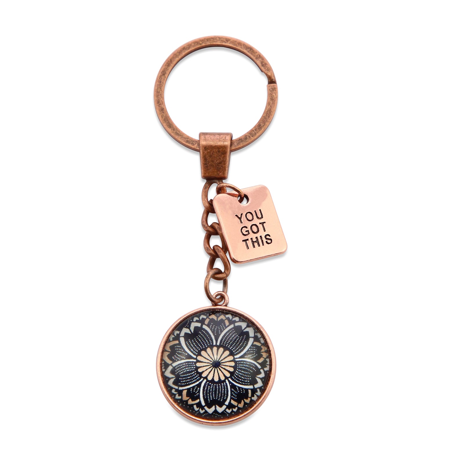 Heart & Soul - Vintage Rose Gold 'YOU GOT THIS' Keyring - Buttercup (10154)