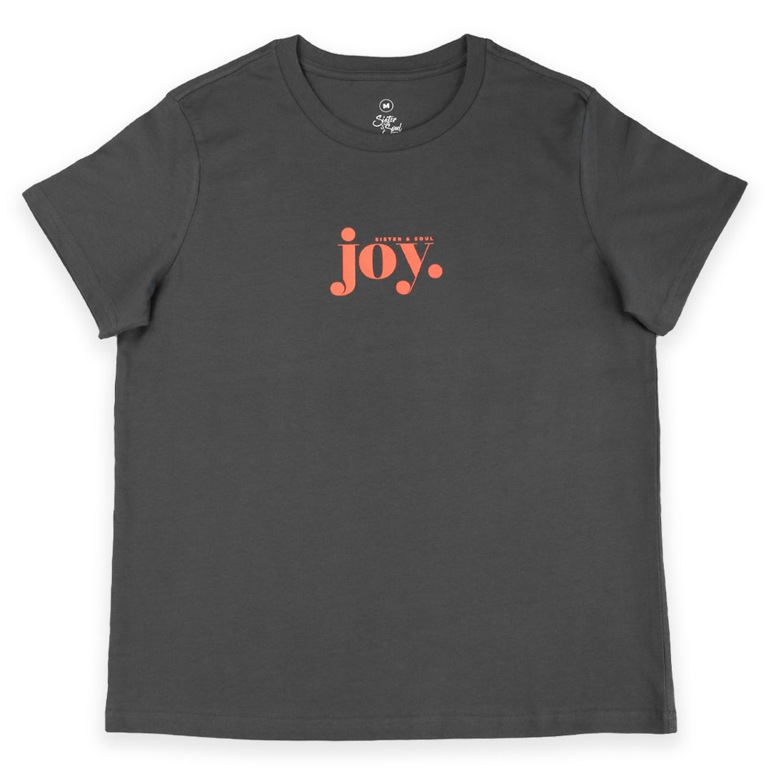 COAL coloured joy t-shirt women boxy style. 