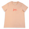 Peach coloured joy t-shirt