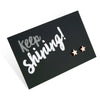 Keep Shining - Brushed Star Stud Earrings - Rose Gold (9509-F)